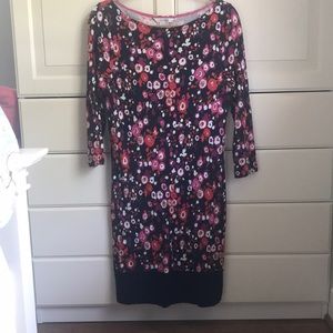 Boden flowered shift dress